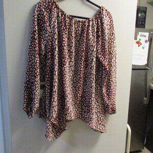 MICHAEL KORS 1X TOP BLOUSE BOHO HIPPIE